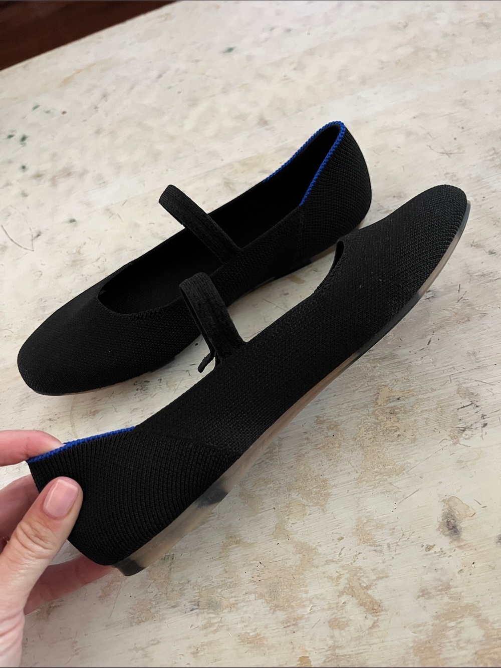 Rothy’s The Square Mary Jane - Black | size 7.5 - Picture 6 of 8